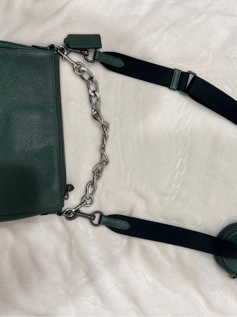 Coach Holden Crossbody Bag in Everglade/ Silver - Picture 4 of 9